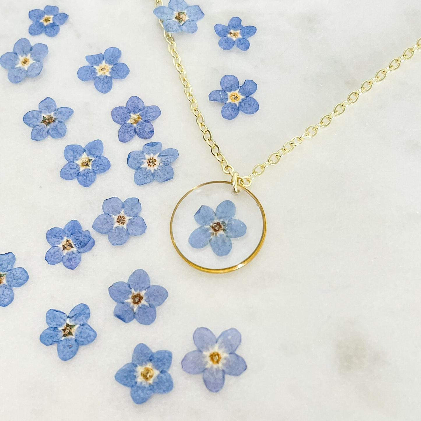 Forget Me Not Necklace